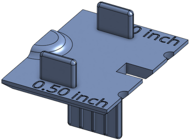 a lite model of the bumpfin spacer